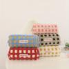 Waffle Lamb Plush Pen Bag Japanese INS Style Pencil Pouch Small Student Stationery Storage Bag School Supplies