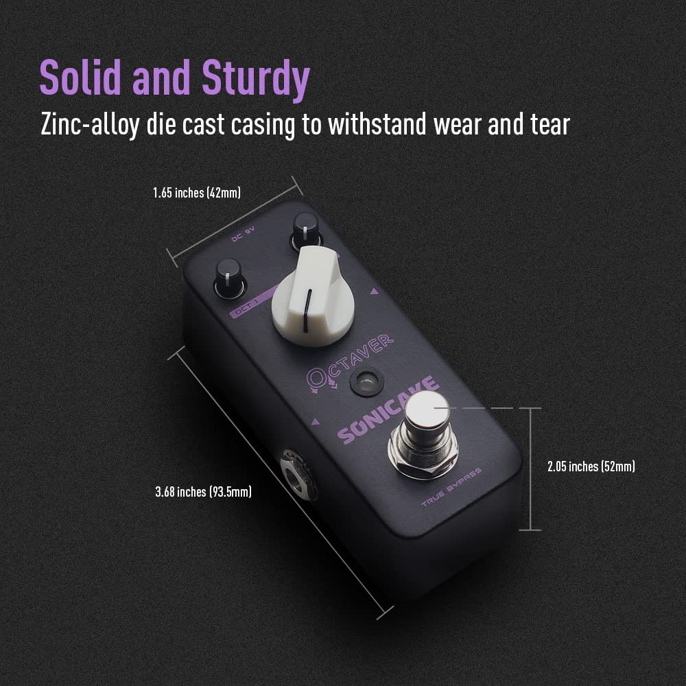 SONICAKE Octaver Gitar Effektor Pedal Octaver
