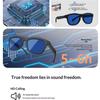 AI Smart Glasses HD Camera Sports Touch Call 3D Music Playback Real Time Translation Wireless Bluetooth Calling Smart Glasses with Translator Unisex