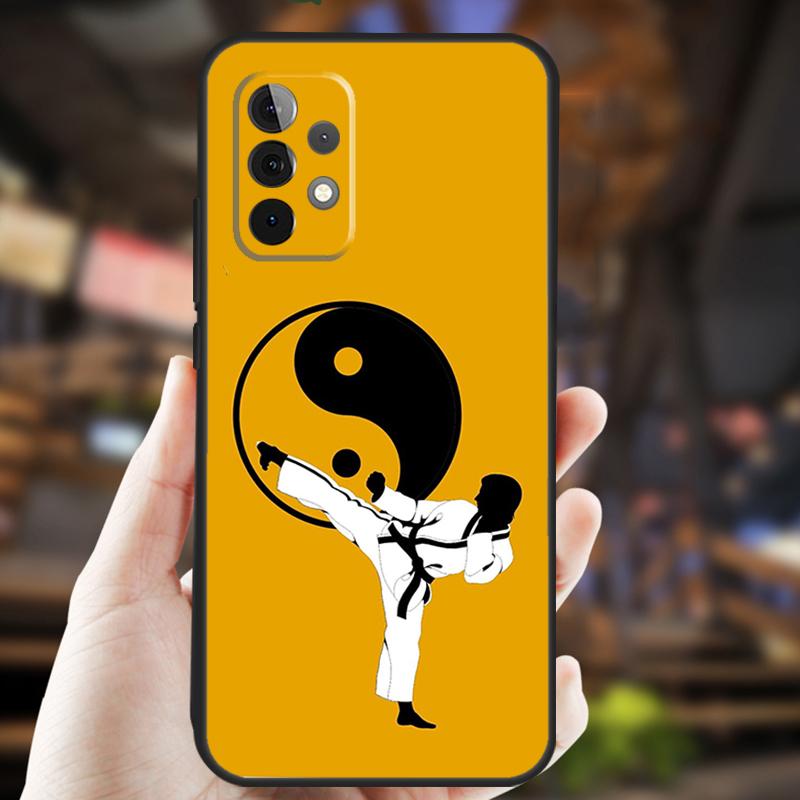 Kung Fu Taekwondo Karate Case For Samsung Galaxy A32 A56 A16 A15 A22 A52 A54 A14 A26 A36 A55 A35 A05 A06 A53 A33 A13