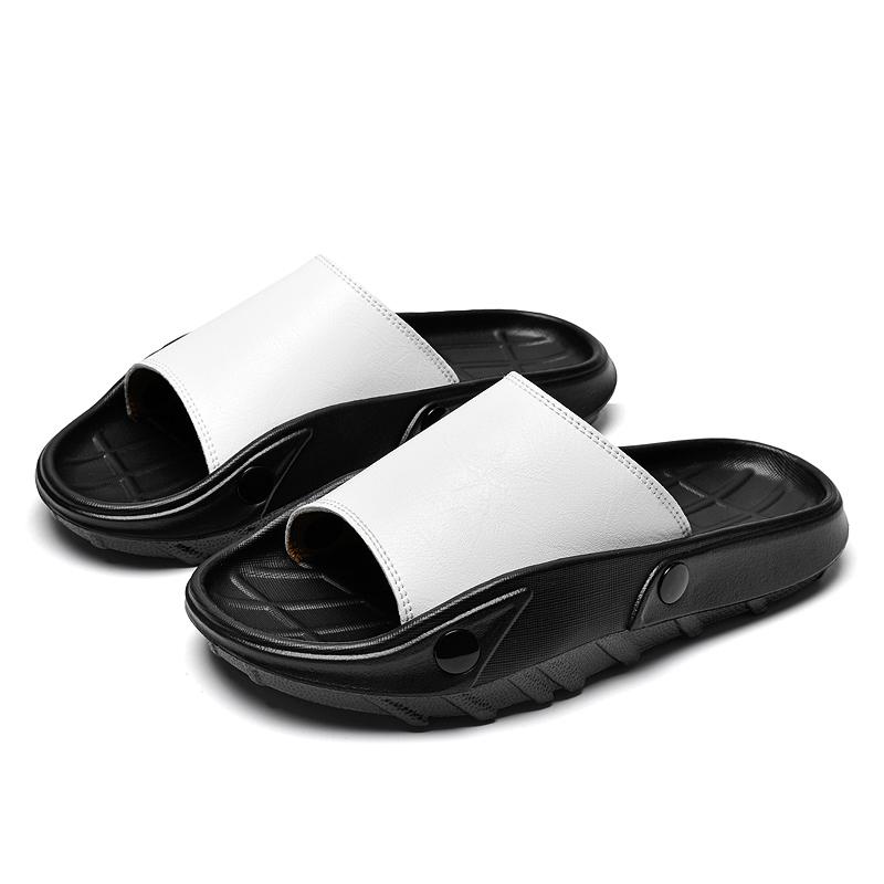 Rindsleder Herren Hausschuhe Sommer Business Casual Herren Sandalen