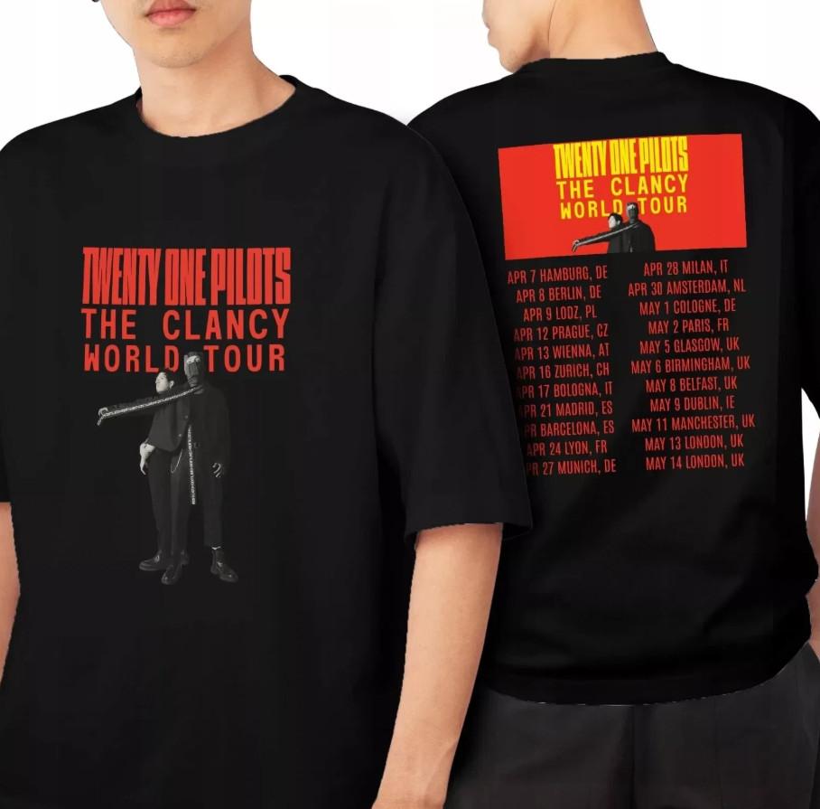 Twenty One Pilots Shirt The Clancy World Tour 2026 T-shirt size S-5XL L