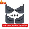 For Model 3 2025-2026 For Model Y 2020-2025 2025-2026 Mud Flaps Car Wheel Front Rear TPE Mudguard Splash Guards Cover