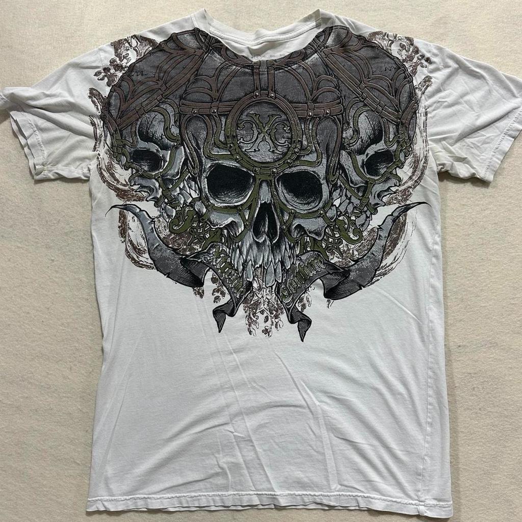 Topuri Retro Affliction anii 2000 Vară Stradă Gotic Retro Imprimat Tricou Supradimensionat Bărbați Hip Hop Harajuku Punk Mânecă Scurtă Tricouri Îmbrăcăminte Femei
