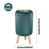 Smart Sensing Trash Can Household Living Room Bedroom Touchless Automatic Kitchen Recycle Waste Bin with Lid / 6 Rolls Trash Bag