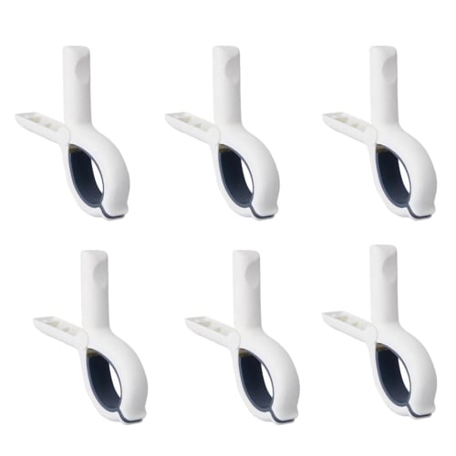 Large Clothespins, Futon Clips, Strong and Stylish, Wide Clothespins for Balcony, Futon Clips, Futon Clips, Futon Drying Clothespins, Extra Large (6)