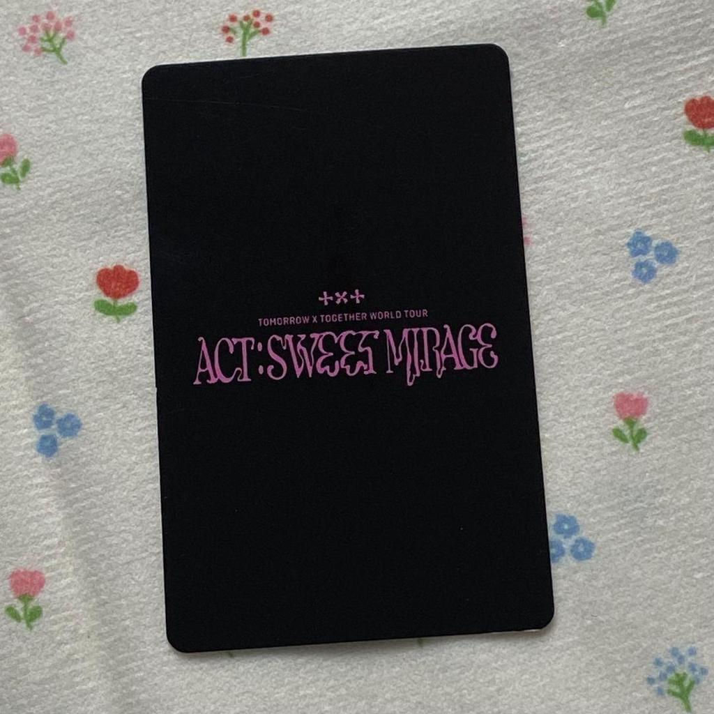 [USED] Soobin TXT Lucky Doro SOOBIN SWEET Live Limited Edition Trading Card