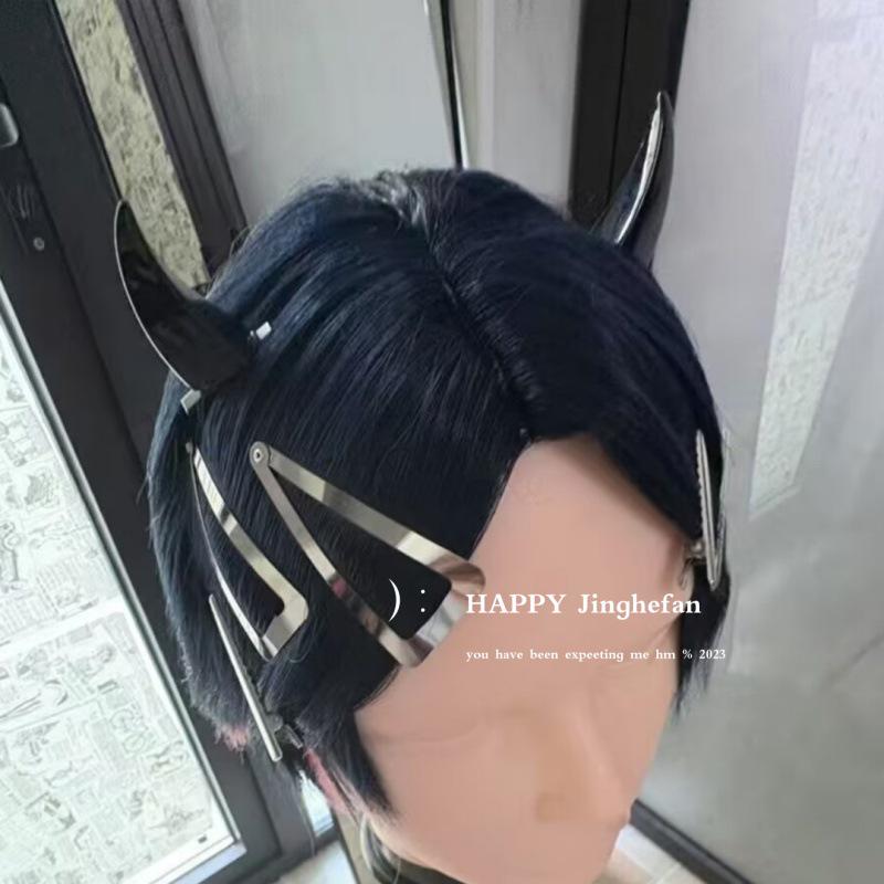 Dark Style Cute Devil Horn Hair Clip Lolita Halloween Accessory Pair