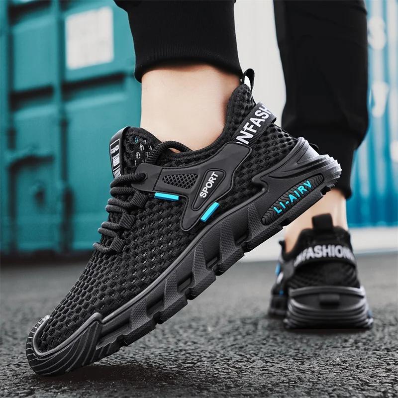 Breathable Men Running Shoes Mesh Mens Walking Sneakers Lightweight Jogging Sport Shoes Soft  Male Casual Shoes Tennis Shoes