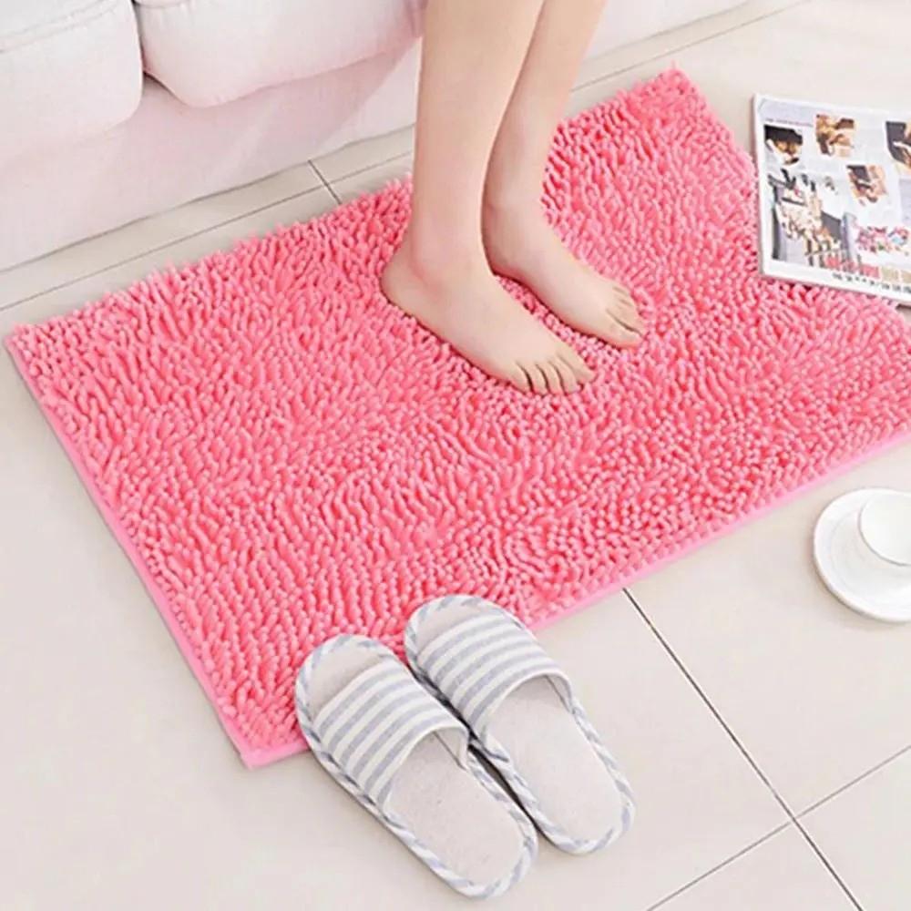 Chenille Anti Slip Bath Mat 40*60cm Super Absorbent Bath Mat New Shower Mat