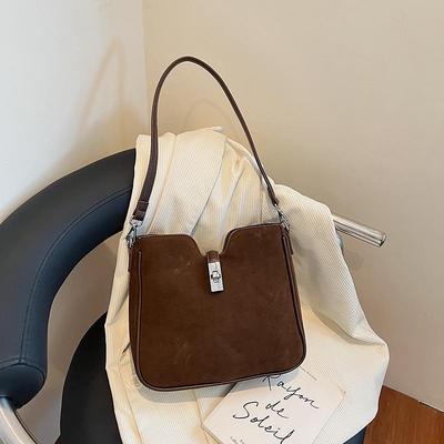 2025 Vintage Frosted Minimalist Large-Capacity Crossbody Shoulder Bag