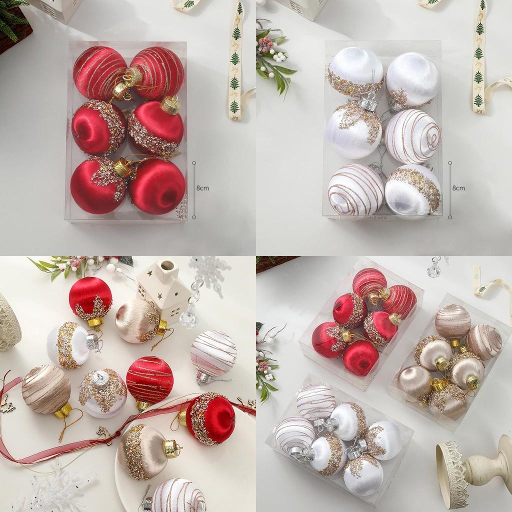 Ball Christmas Gift Indoor Pendant With Flash Decoration For Party And Tree