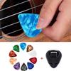 10Pcs Thickness 0.46/0.71/0.96mm Electric Guitar Picks  for Electric and Acoustic Guitars