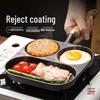 Wutuo Cast Iron 3-Hole Breakfast Frying Pan Set