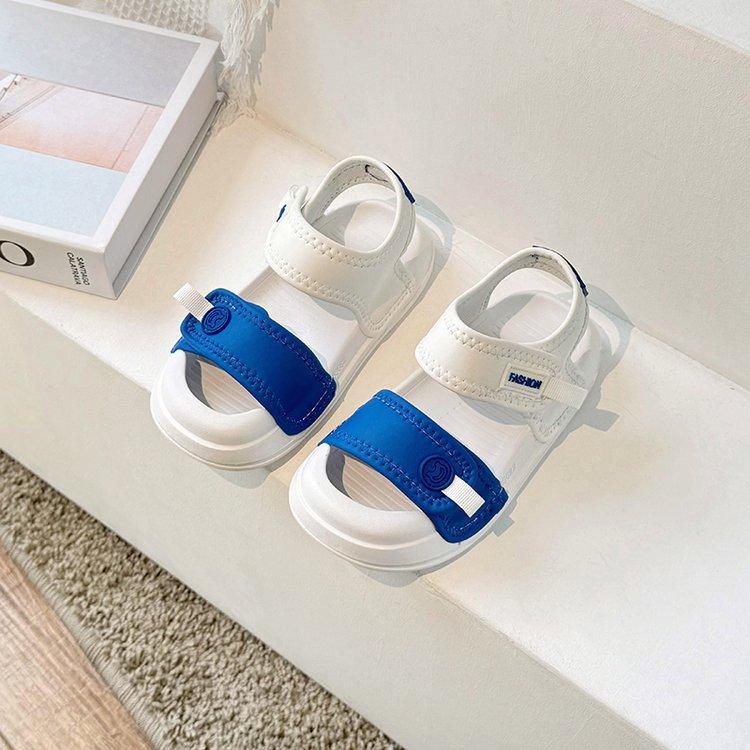 Boys' Shoes Baotou Sandals 2025 Summer New Girls' Versatile Casual Shoes Korean Version of Medium and Older Children's Soft-soled Beach Shoes
