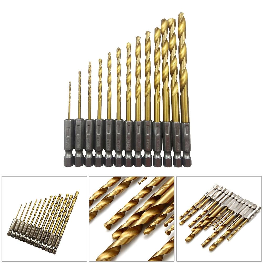 1.5mm-6.5mm HSS Drill Bit 13pcs High Speed Steel Tool