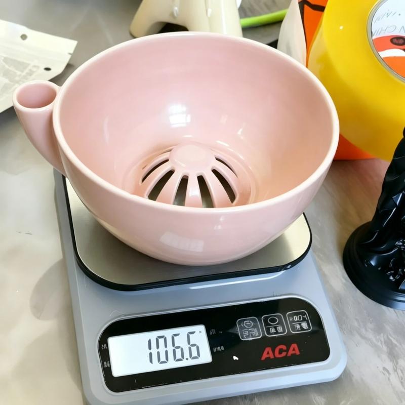 3d Printed Automatic Fruit Washing Bowl Large Capacity Quick Drain Dynamic Vortex Fruit Cleaning Bowl Plastic Self-spinning