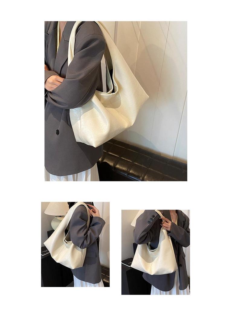 2024 Women's Soft Leather Large Capacity Tote & Shoulder Bag – Stylish, Versatile, High-End Design for Everyday Use