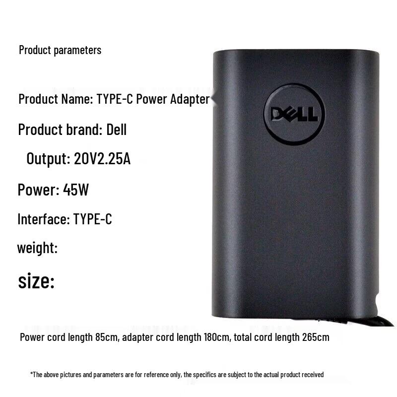 Dell Original Type-C Laptop Power Adapter