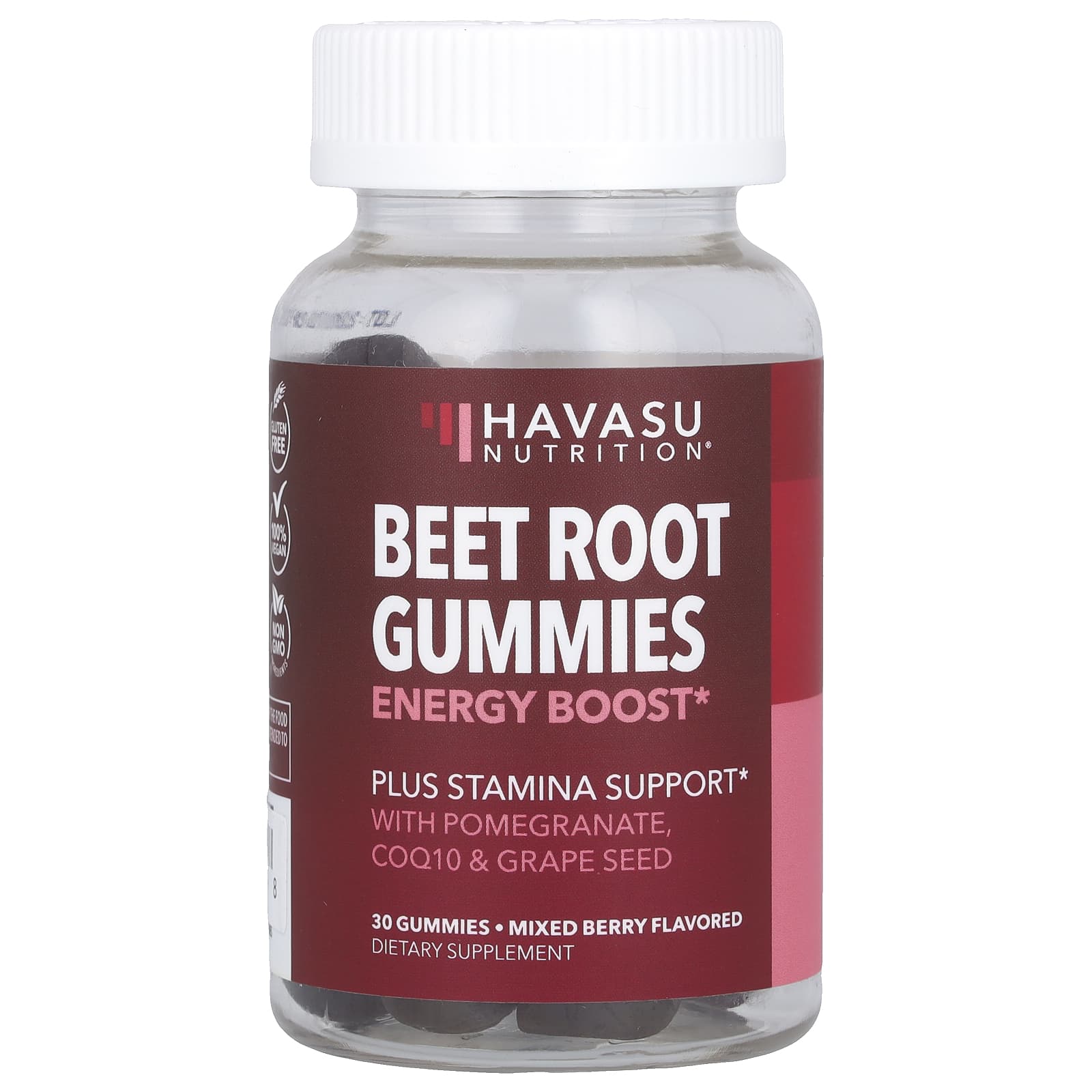 

Havasu Nutrition, цукерки з буряком, змішані ягоди, 30 цукерок