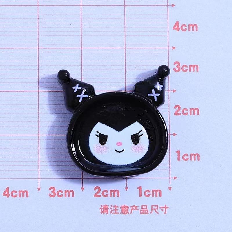 10 Pcs Cartoon Resin Cartoon Animals, Plates Style Hairpin Pendant Scrapbook Craft Diy Miniature Ornament Accessories A14