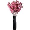 Callu 10Pcs Artificial Flowers Peach Blossom Simulation Peach Branches Flowers Silk Peach Flowers Bouquets Faux Spring Peach Fake Plants for Wedding