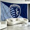Sporting Kansas City Wall Tapestry Aesthetic Wall Hanging Printed Fabric Blanket Decorative Tapestries for Bedroom Living Room Home Decor