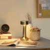 3 Color Changing LED Table Lamp USB Charging Metal Construction Retro Bar Lamp Modern Minimalist Bronze Colored