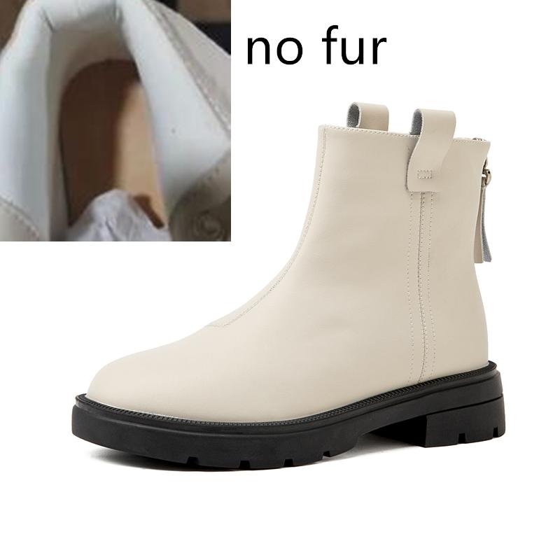 

Модные ботильоны AIYUQI Женские 2024 Новые Нескользящие Женские Короткие Ботинки из Натуральной Кожи Модные Зимние Ботильоны Челси в Британском Стиле Женские 225