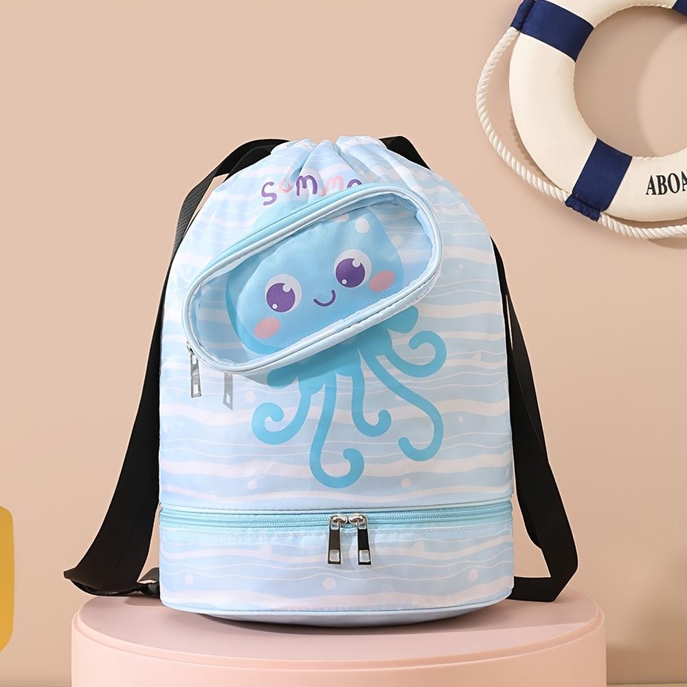 Swimming Bag with Wet And Dry Separation, Fitness Travel Backpack, Portable Bathing Bag, Large Capacity Dual-Use Backpack for Storing Swimming Gear