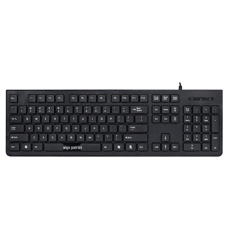 Aigo W923 Chocolate Wired USB Keyboard