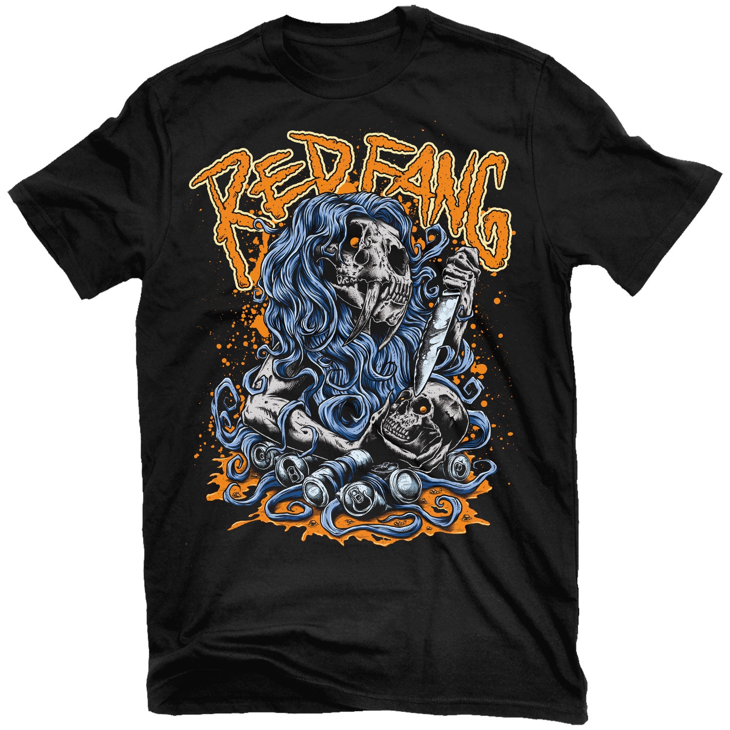 

Deep Cuts Red Fang Rock Band Graphic Tee Cotton Round Neck Casual Unisex Tshirt Summer Top S