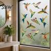Anti-collision Window Decal Bird Stickers, Anti-Collision Strike Prevention Decal, Static Cling Glass Collision Film for Windows Doors, UV Reflective
