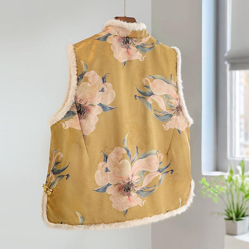 Sipaishe New Chinese Style Retro Button Vest