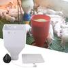 Yousheng Sow Pen Feeder High Durability Smooth Surface Plastic Pig Sow Positioning Feeder with Dust-proof Cover Pig Farm Supplies