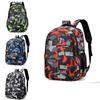 Geometric Pattern Backpack With Oxford Fabric For Daily Use Characters Included)**
