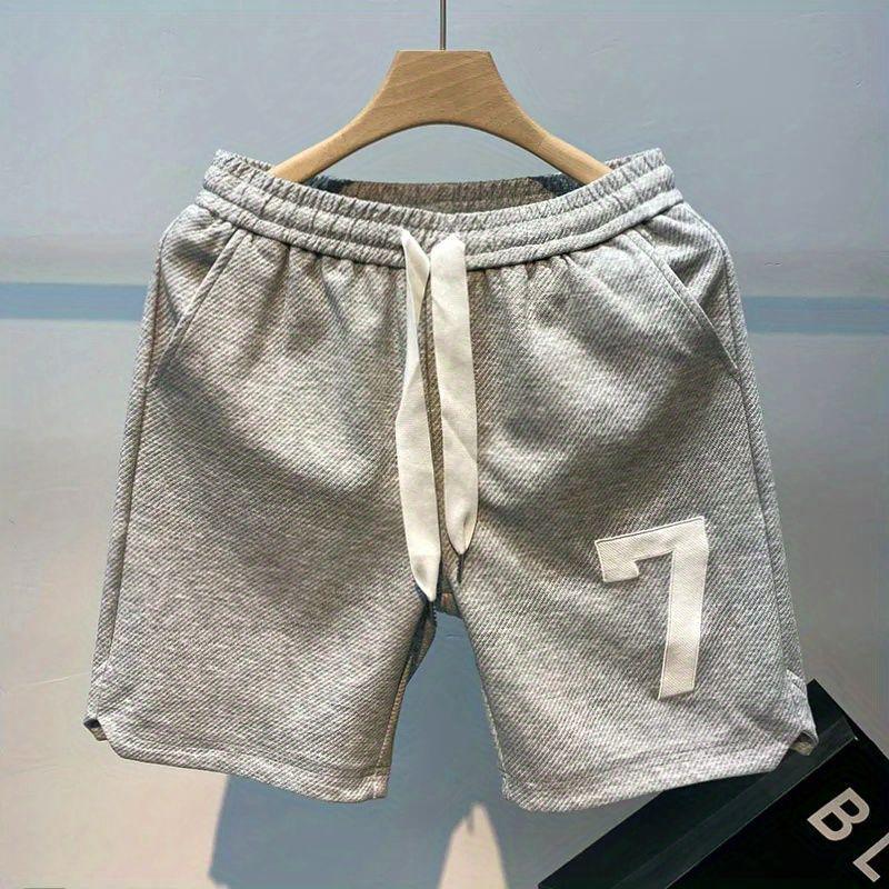 Men's Summer Embroidered Basketball Shorts - Loose, Trendy, All-Match Casual Sports Pants
