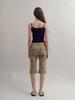 VISUS Cotton Capri Pants_Beige