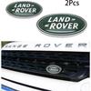 2 szt. Pasuje do Land Rover Emblemat na grill Klapa tylna Emblemat owalny Naklejka, Pasuje do Land Rover Range Rover Emblemat Tabliczka znamionowa (ciemnozielony)