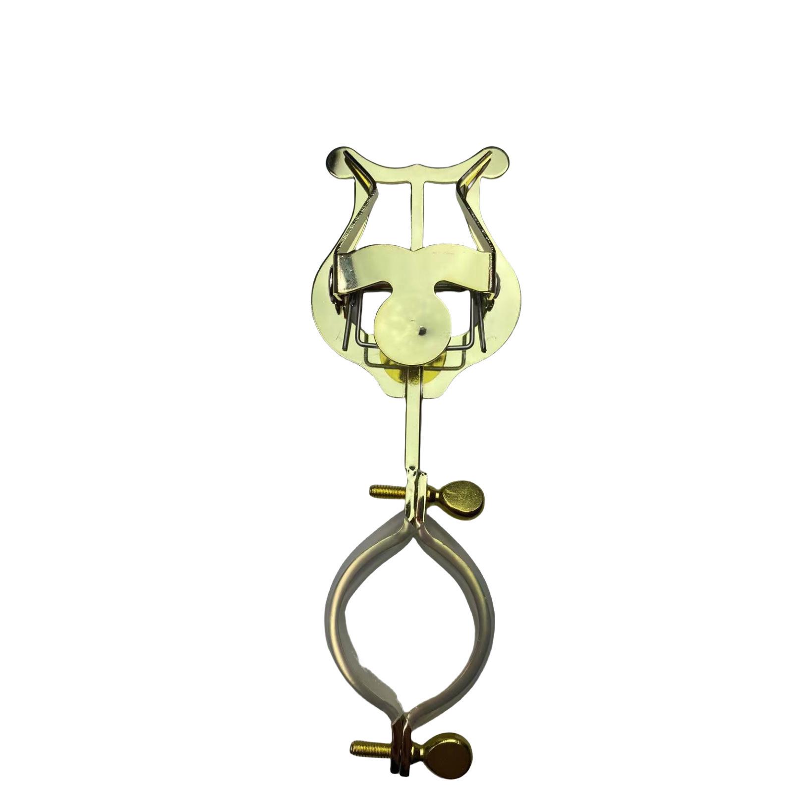 Portable Gold Music Clip Stand for Wind Instruments: Clarinet & Oboe золотой