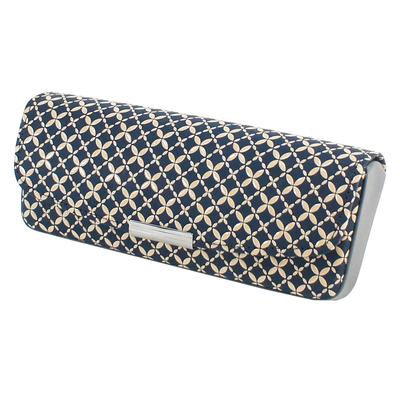Indenya Glasses Case 4206-14-179 Deerskin Lacquer Shippo Pattern Made Japan