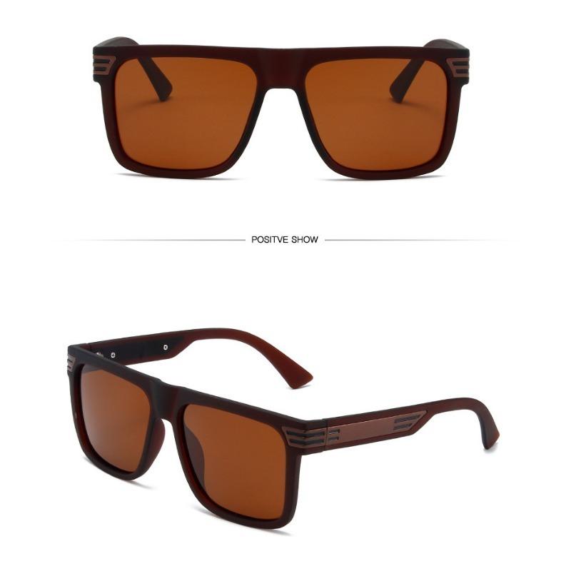Square Sunglasses for Men Polarized UV400 Fashion Sunglass Sport Sun Glasses Driving Vintage Oversized Big UV Protection Shades