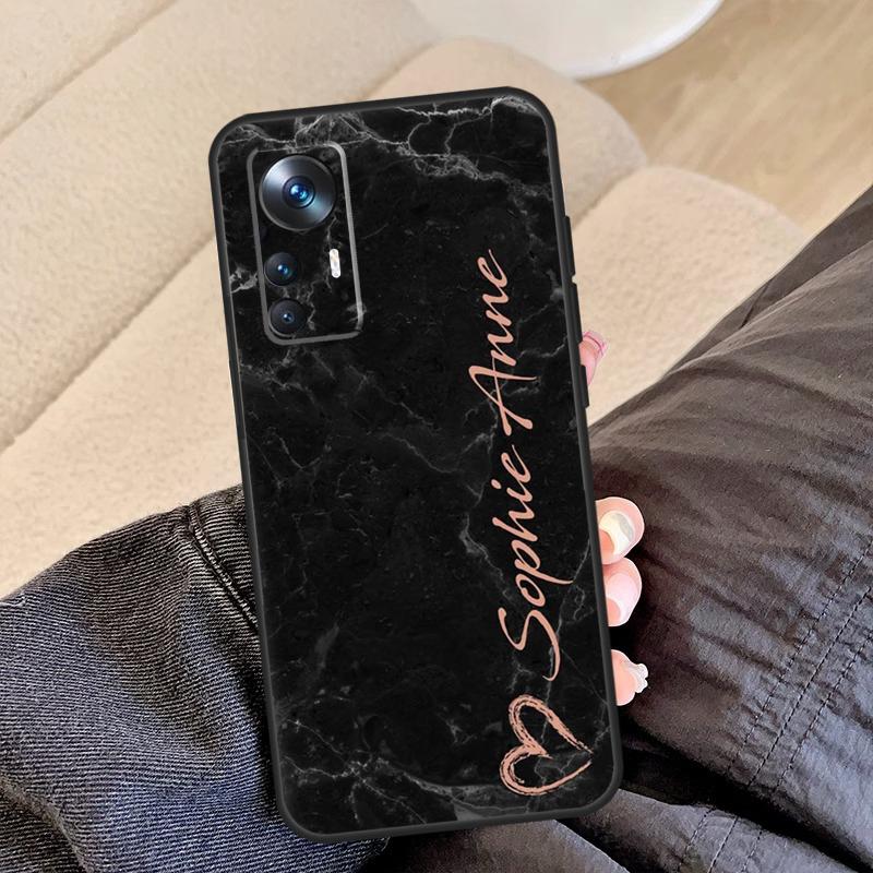 PERSONALIZED ROSE GOLD ENDLESS MARBLE Case For Xiaomi 13 13T 12T 11T 12 Lite 14 Pro 12X POCO F5 Pro X5 X3 M5 X4 F3 F4 C65 Cover