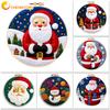 CHENISTORY Wool Needle Felt Wool Kit Santa Claus Wool Felting Wool Diy Felting Needle Felt Wool Set DIY Wool Crafts Christmas