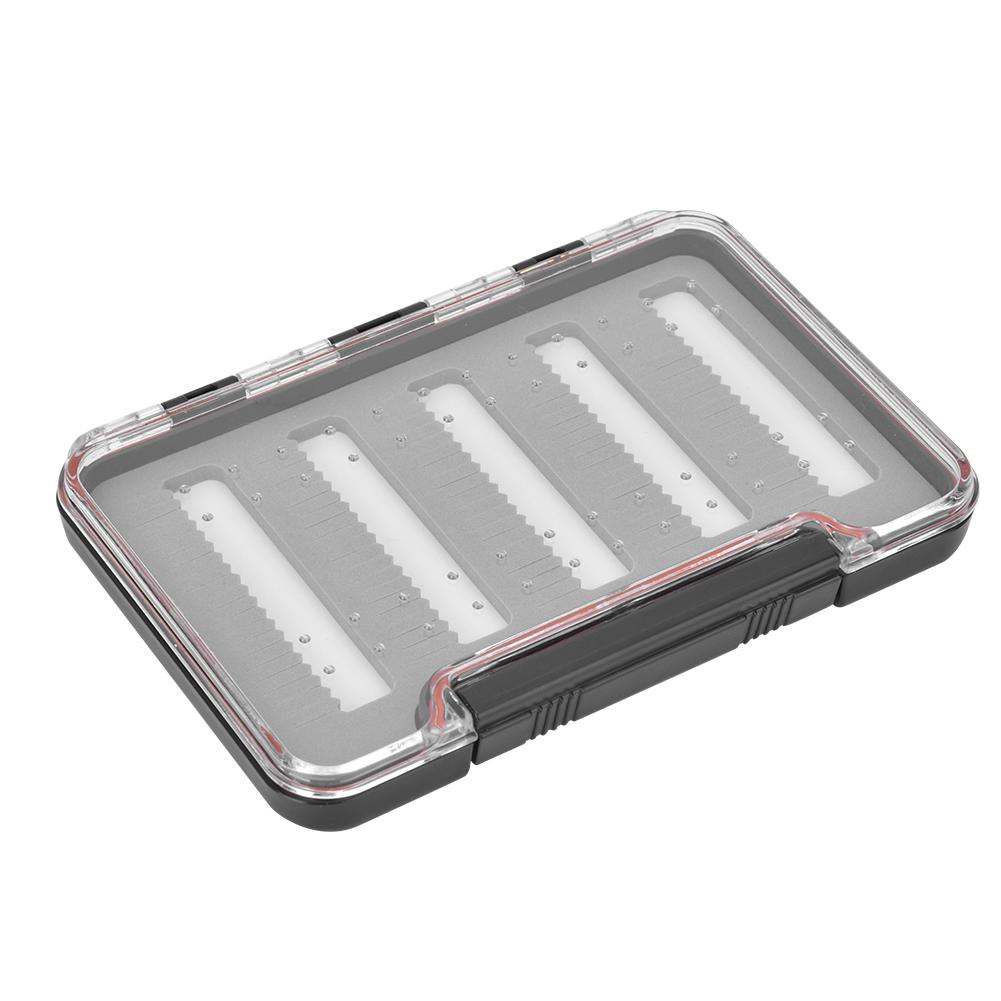 Transparent Fly Lure Box Magnetic Bait Storage Case Container   Fishing Parts