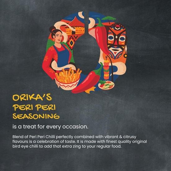 Orika African Peri Peri Masala Powder 85g (Pack of 3) | Spicy & Flavorful Piri Piri | Perfect for Grilling, Cooking and Sprinkling