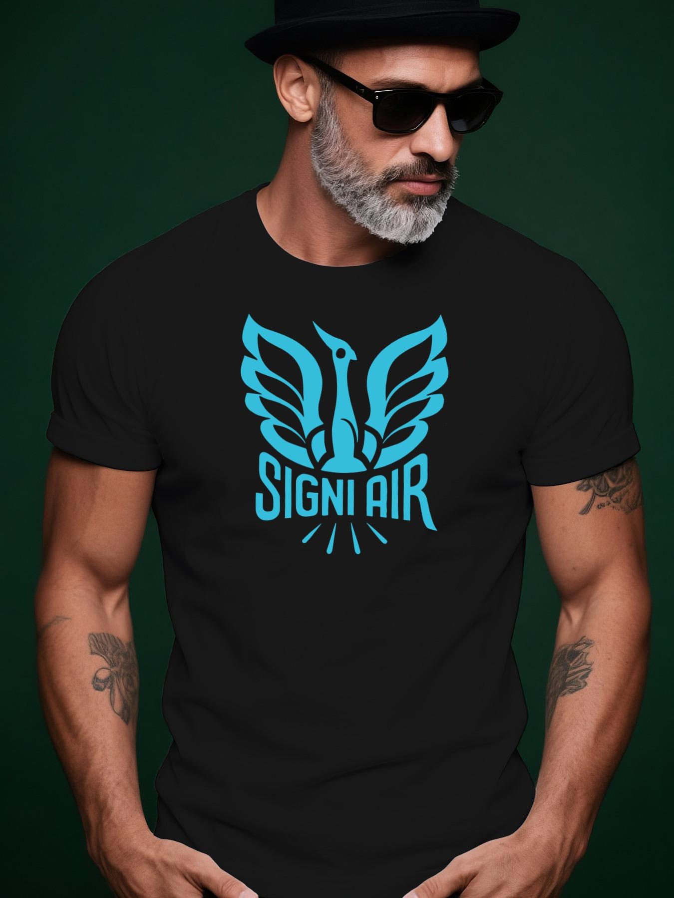 SIGNIAIR Short Sleeve Tshirt - Lightweight Summer Round N... XXL