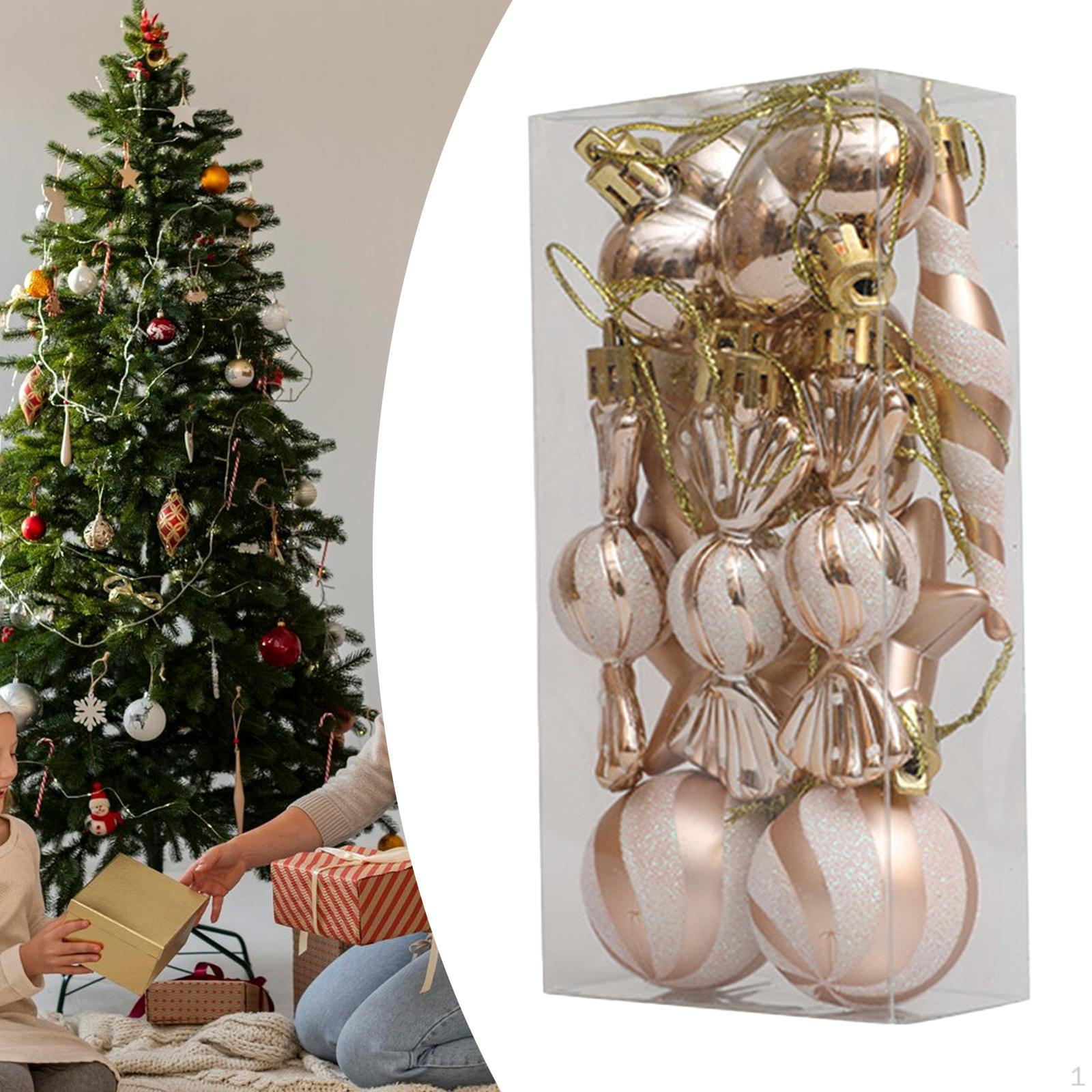 

13 Pieces Christmas Hanging Decoration Decorative Collection Pendant for Holiday Living Room шампанського