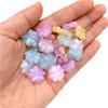 For Handmade Acrylic Loose Beads Jewelry Making DIY Jewelry Accessories Fluorescent Clover Beads 10pcs Peandants  beads