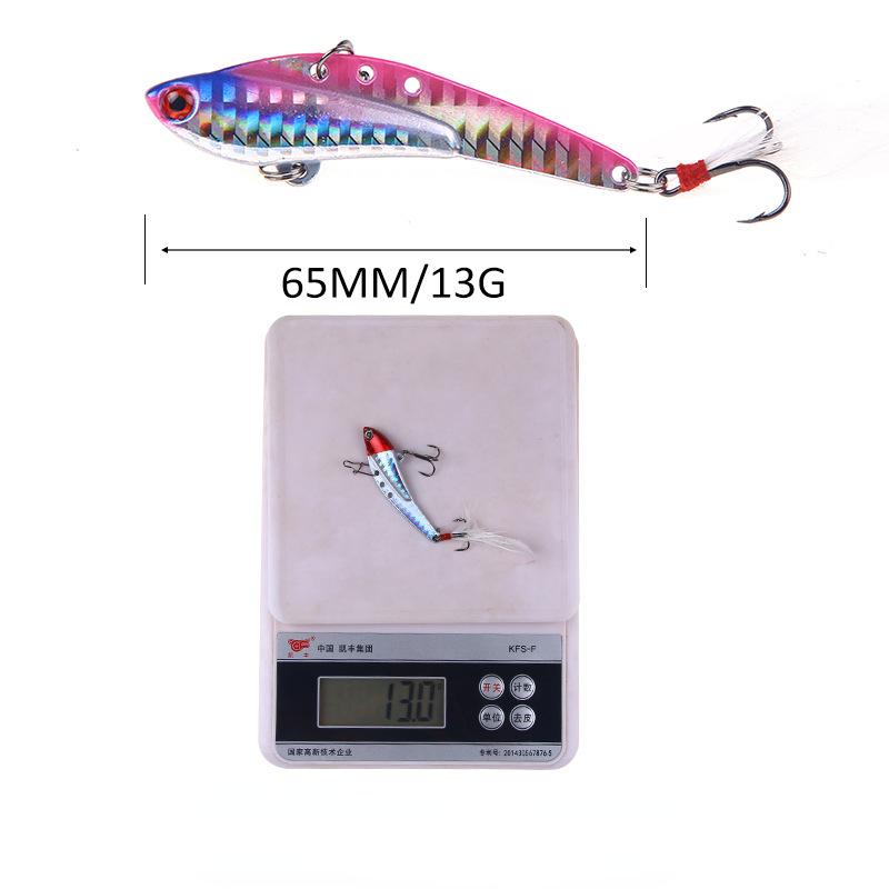 5 шт. длинные металлические перья с блестками наживка для морской рыбалки 5pcs — фото 5